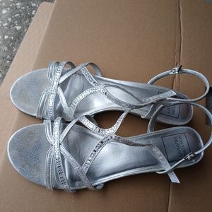 Silver women's sandal